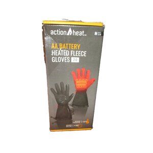 ActionHeat AA Battery Heated Gloves Men Touchscreen Electric Fleece Winter